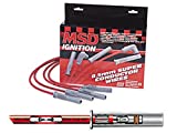 MSD 31189 8.5mm Super Conductor Spark Plug Wire Set, Red