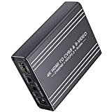 HDMI to SVideo Converter LiNKFOR HDMI to AV Converter 4K 60Hz with Power Supply HDMI 2.0 to Composite CVBS R/L Stereo Audio S-Video Adapter HDMI to S-Video with RCA Cable and S-Video Cable PAL NTSC