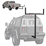 YOLENY 2'' Truck Hitch Extender Rack, Hitch Mount Truck Bed Extender, Pickup Truck Bed Hitch Extender for Kayak, Transformable, Black
