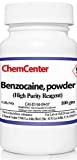 Benzocaine, High Purity, Ultra Fine , 100 grams