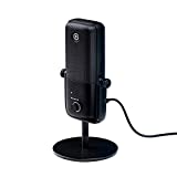 Elgato Wave:3 Premium USB Condenser Microphone and Digital Mixer for Streaming, Recording, Podcasting - Clipguard, Capacitive Mute, Plug & Play for PC / Mac