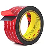 Double Sided Tape Heavy Duty Mounting Tape Strong Adhesive Tape Waterproof Foam Tape for LED Strip Light Indoor and Out Door(2in X 10ft)