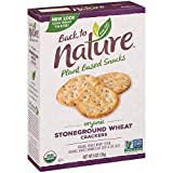 Back to Nature Crackers, Organic Stone Ground Wheat, 6-Ounce Boxes (Pack of 6)