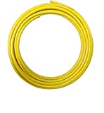 CLI Readi-Protector - 3/8" OD x 50' Yellow Polyethylene Jacketed Copper Tubing for LP Gas Service