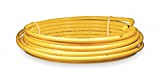 Cupro DY06050 Polyethylene Coated Copper Tubing, Type R, Yellow, 3/8" Od x 50'