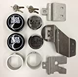 Slick Locks Chevy/Gmc Sliding Door Kit Complete with Spinners, Weather Covers & Locks