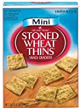 Red Oval Farms Mini Stoned Wheat Thins, Snack Crackers, 8.8 oz (Pack of 3)