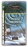 Feadg Brass Traditional Irish Tin Whistle in the Key of D with Tutor Book