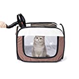Qirreao Pet Drying Box Portable Foldable Pet Dry Room Pet Hair Dryer Clean Grooming House Dryer Cage for Cats/Dogs