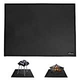 homenote Medium Under Grill Mat&Fire Pit Mat, 36"x 48" Deck Patio Protect Mat, Fireproof Grill Pad for Fire Pit, Griddle Cooking Center, Outdoor Flat Top Gas, Propane Burners&Portable Charcoal Grills