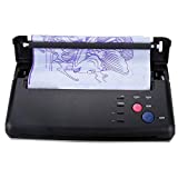 zorvo Pro Tattoo Stencil Printer Machine Tattoo Transfer Machine, Portable Thermal Printer Tattoo Stencil Copier Machine -Black