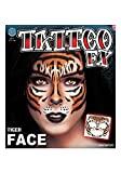 Loftus Tinsley Transfers Tiger Face Tattoo Standard