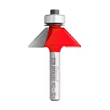 Freud 1-11/32" (Dia.) Chamfer Bit with 1/4" Shank (40-104) Perma-SHIELD Coating Red