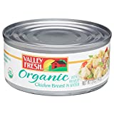 VALLEY FRESH, Organic White Chicken in Water, 5 Ounce