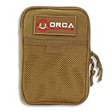 Orca Tactical MOLLE Utility Pouch Gadget EDC Admin Organizer (Coyote Brown)