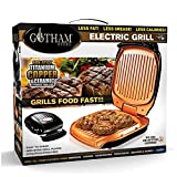 Gotham Steel Electric Grill Low Fat Multipurpose Sandwich Grill with Nonstick Copper Coating  As Seen on TV Large