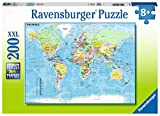 Ravensburger 12890 The World 200 Piece Puzzle for Kids - Every Piece is Unique, Pieces Fit Together Perfectly