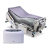 Apex Medical Domus 3 - 5" Low Air Loss Alternating Overlay Pressure Mattress- Pressure Ulcers Prevention - Variable Pressure Pump System- Fits Hospital Beds