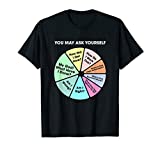 You May Ask Yourself Classic 80's Pop Music Retro Pie Chart T-Shirt