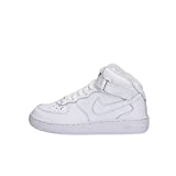 Nike Air Force One Mid Top Sneaker-Children White 3