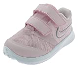 Nike Boy's Star Runner 2 (TDV) Sneaker, Pink Foam/Metallic Silver-Volt, 8C Toddler US Toddler