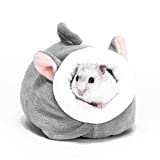 FLAdorepet Hamster Bed Houses and Hideouts Small Animal Pet Cave Bed Cage Nest Accessories (S(5.1 * 3.9 * 3.9inch), Elephant)