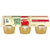Santa Cruz Organic Apple Sauce, 6-4 Ounce Cups (Pack of 4)