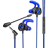 BENGOO G16 Gaming Earbuds, Gaming Headset in-Ear, Wired Earbuds with Dual microphone, mute and Noise Cancellation, Gaming Earphones for PC mobile PS4 5 Xbox Nintendo Switch PlayStation,3.5MM Jack