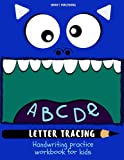 Letter tracing ABC. First handwriting practice workbook for kids.Practice line tracing,pen control to trace and write letters.Homeschool preschool ... 3+: (8.5 x11)- 110 pages Blue Monster