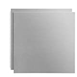 KEILEOHO 2 PCS 6061 T6 Aluminum Sheet Metal, 12 x 12 x 0.063 Inch Thickness, Building Products Plain Aluminum Plate Covered with Protective Film, Heat-Treatable and Corrosion Resistant