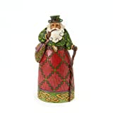 Jim Shore Heartwood Creek Irish Santa Stone Resin Figurine, 7”