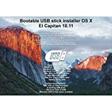 Bootable USB Stick for macOS X El Capitan 10.11 - Full OS Install, Reinstall, Recovery and Upgrade