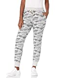 Amazon Essentials Women's Relaxed Fit Fleece Jogger Sweatpant, Grey Camo, Small