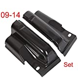 ECOTRIC Cab Corners Compatible With 09 10 11 12 13 14 F150 Crew Cab Corner -1 Pair 2 Pcs Pickup Truck 4 door Steel Matte Black