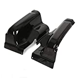 HECASA Steel Cab Corners Set Pair Compatible with 2004-2008 Ford F150 4 Door Crew Cab Pickup Truck Powder Coated