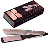 Kim Kimble 2" Inch Digital Flat Iron, 1hr Automatic Shutoff, Dual Voltage 110-240V, Rose Gold