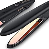 Hair Straightener, Titanium Flat Iron, Flat Irons for African American Hair, Hair Straightener for Thick Hair, Plancha de Cabello Professional, Hair Iron, Straightening Iron