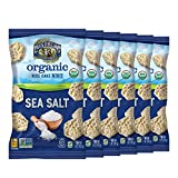 Lundberg Organic Rice Cake Minis Sea Salt, 5 oz (Pack of 6) Gluten-Free Vegan Healthy Snacks