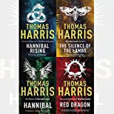 Thomas Harris Hannibal Lecter Series 4 Books Bundle Collection (Red Dragon,Hannibal,Silence Of The Lambs,Hannibal Rising)