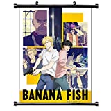 ROUNDMEUP Banana Fish Anime Fabric Wall Scroll Poster (16x23) Inches [A] Banana Fish-1