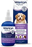 Vetericyn Plus All Animal Eye Wash-Pain-Free Solution for Abrasions and Irritations, Helps Relieve Pink Eye and Allergies Symptoms, and Part of Regular Eye Care-for Dogs and Cats (3 oz / 89 mL)