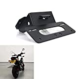 Xitomer for Grom Fender Eliminator Fit for GROM 2017 2018 2019 2020 MSX125 Grom, with Led License Plate Light, Compatible with OEM/Stock Turn Signal (Black)