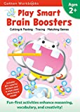 Play Smart Brain Boosters Age 2+: Preschool Activity Workbook with Stickers for Toddlers Ages 2, 3, 4: Boost Independent Thinking Skills: Tracing, Coloring, Matching Games, and More (Full Color Pages)
