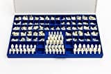 Polycarbonate Temporary Dental Crowns Kit 360 pcs with Crown Mold Guides