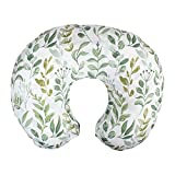 Boppy Nursing Pillow and Positioner—Original | Green Foliage | Breastfeeding, Bottle Feeding, Baby Support | with Removable Cotton Blend Cover