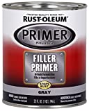 Rust-Oleum 254863 Automotive Filler Primer Brush On, Quart, Gray