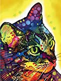 Dean Russo Cat Profile Journal (Quiet Fox Designs) 144 High-Quality, Acid-Free Lined Pages for a Dream Diary or Journaling, with Vibrant Cover Art from Brooklyn Pop Artist Dean Russo