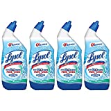 Lysol Bleach Free Hydrogen Peroxide Toilet Bowl Cleaner, Fresh, 24 oz (Pack of 4)