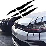 YGMONER Claw Marks Decal 14 x 5inch Car Styling Sticker (Black)