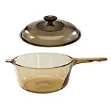 Corning Vision Amber 2.5L Covered Sauce Pan with Lid